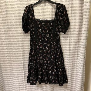 Black floral American Eagle dress